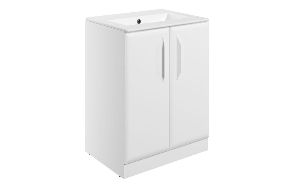 Mendi 400/600/800/1200mm Floorstanding/ Wall Hung Unit & Basin - Matt White