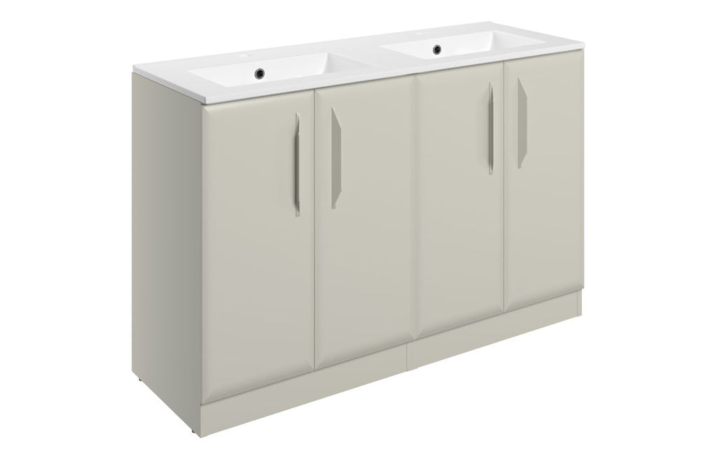 Mendi 400/600/800/1200mm Floorstanding/ Wall Hung Unit & Basin - Matt Latte