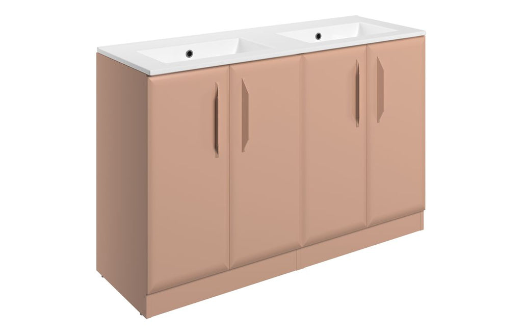 Mendi 400/600/800/1200mm Floorstanding/ Wall Hung Unit & Basin - Matt Apricot