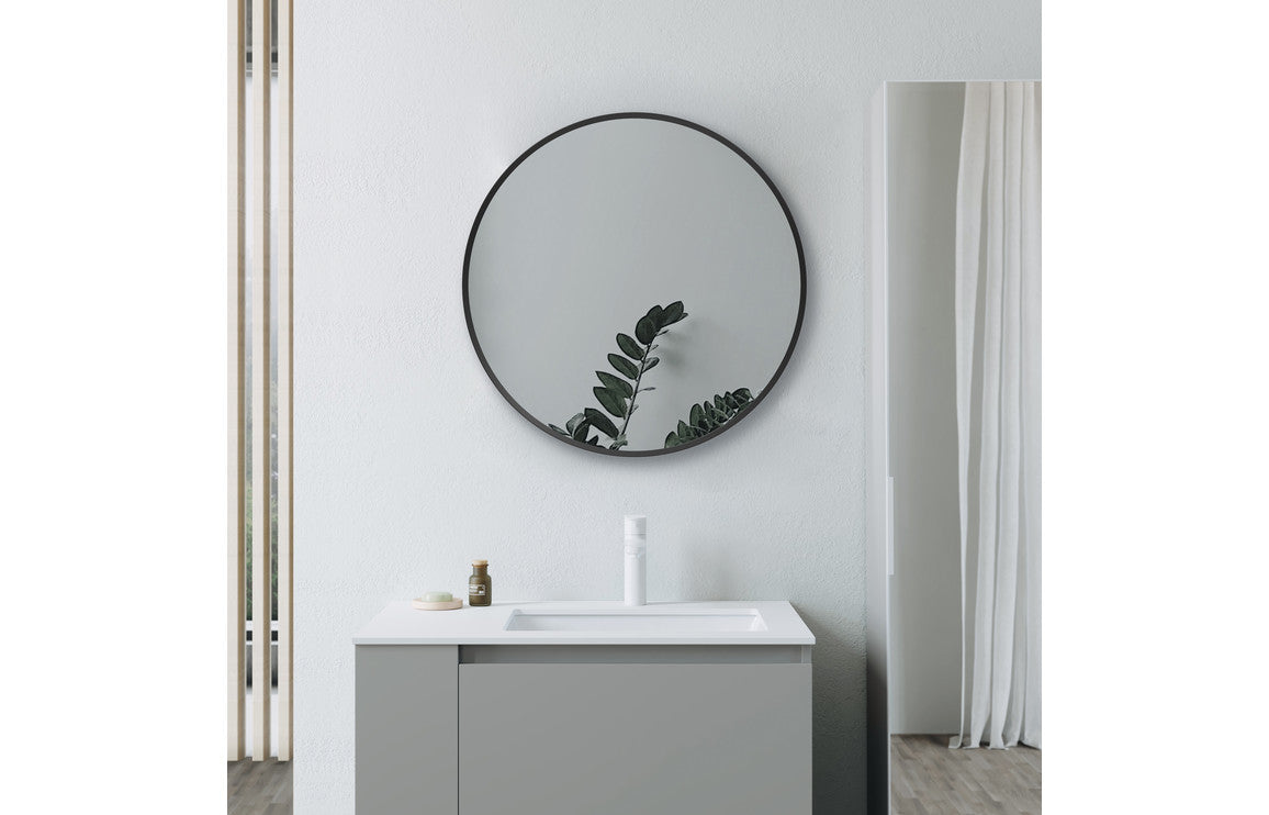 Keeka Round Plain Mirror 500/ 600 mm - Bronze, Black, Brass