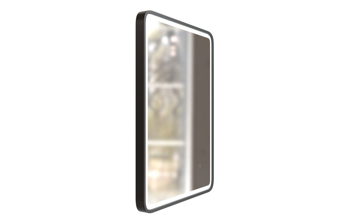Arjee Rectangle LED Mirror 800 x 600 mm - Bronze, Black, Brass