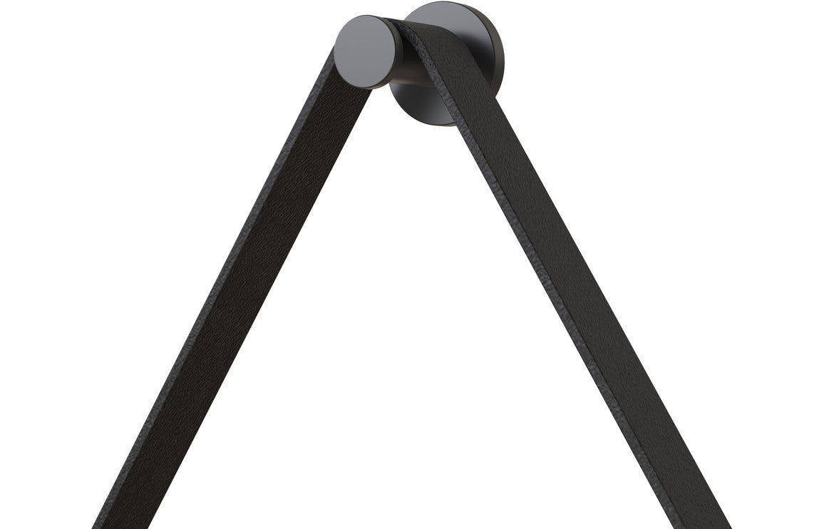 Bapco Round Plain Mirror 600 x 600 mm - Black