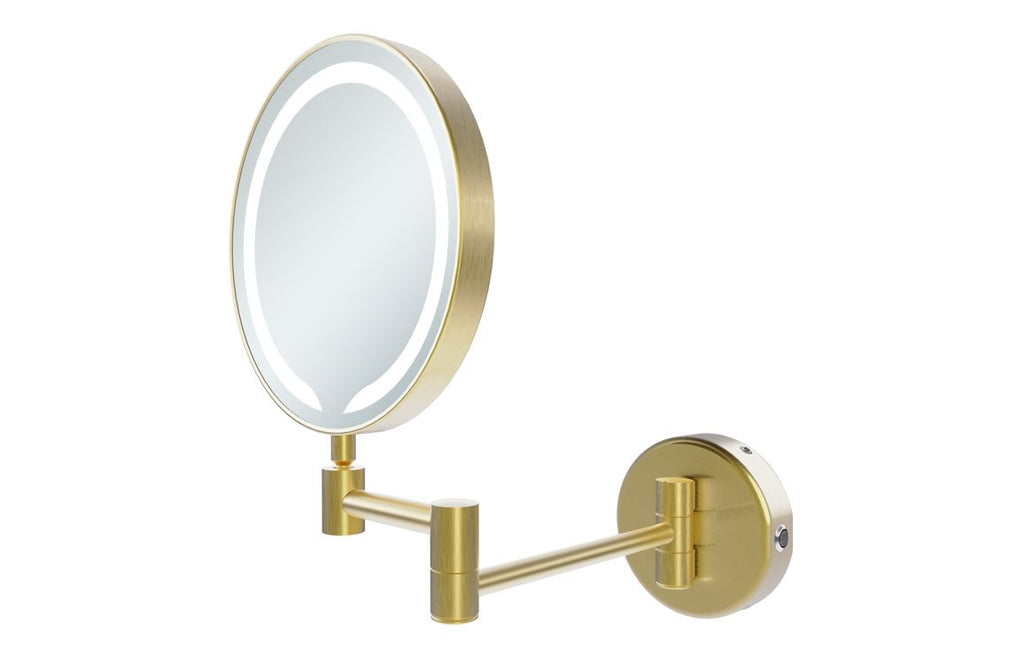 Cosmetic Mirrors Round/ Square - Chrome, Black, Brushed Brass
