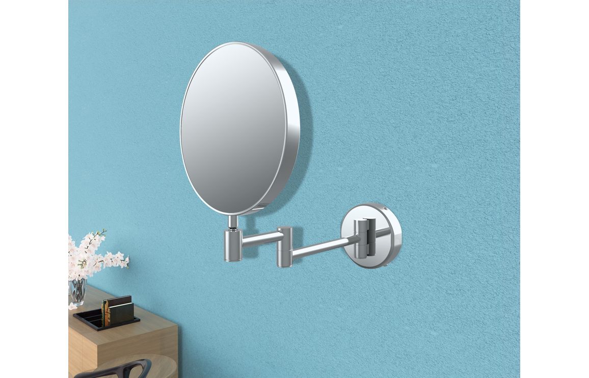 Cosmetic Mirrors Round/ Square - Chrome, Black, Brushed Brass