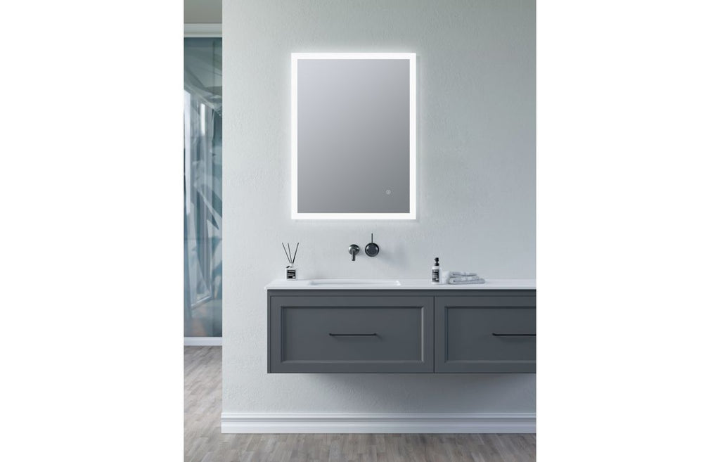 Sunder Rectangular Edge-Lit LED Mirror - 800/ 1200 mm