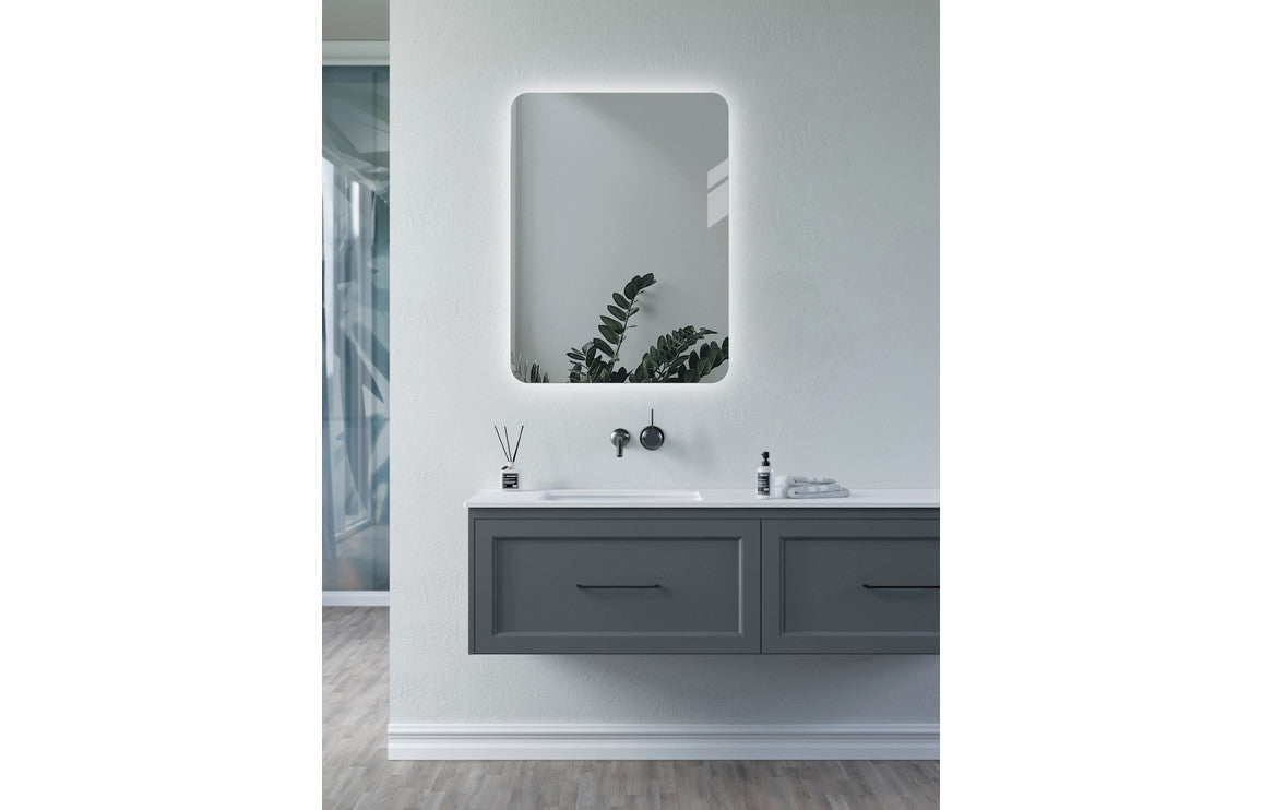 Janet Rectangular Back-Lit LED Mirror - 700/ 800/ 1200 mm