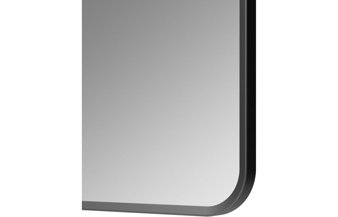 Keeka Rectangular Plain Mirror 800 x 600 mm - Bronze, Black, Brass