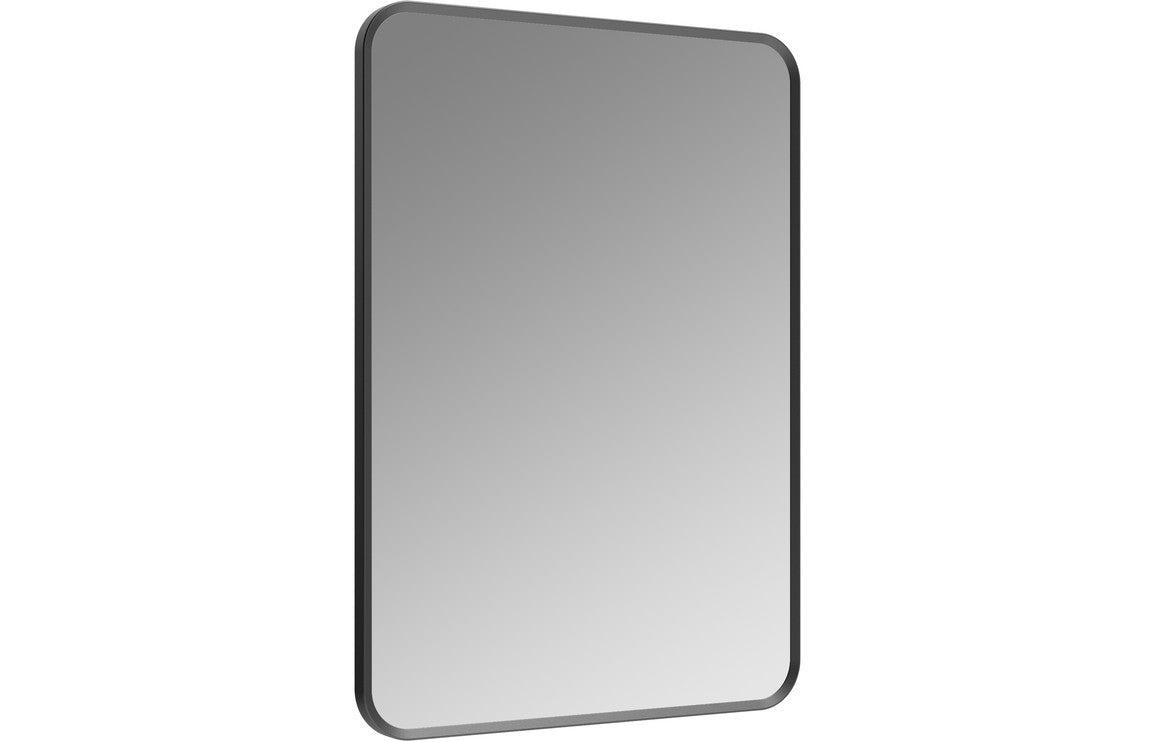Keeka Rectangular Plain Mirror 800 x 600 mm - Bronze, Black, Brass