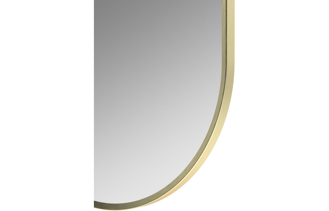 Keeka Oblong Plain Mirror 800 x 600 mm - Bronze, Black, Brass