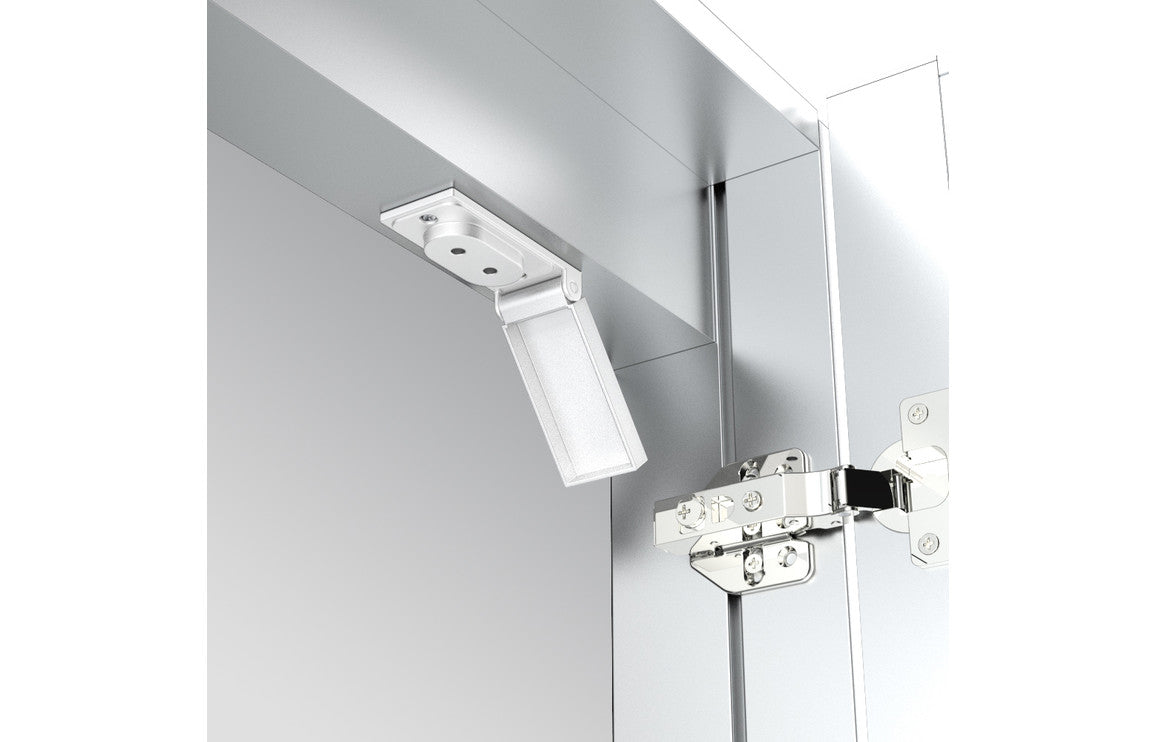 Banau 1 or 2 Door Front-Lit LED Mirror Cabinet - 500/ 600 mm