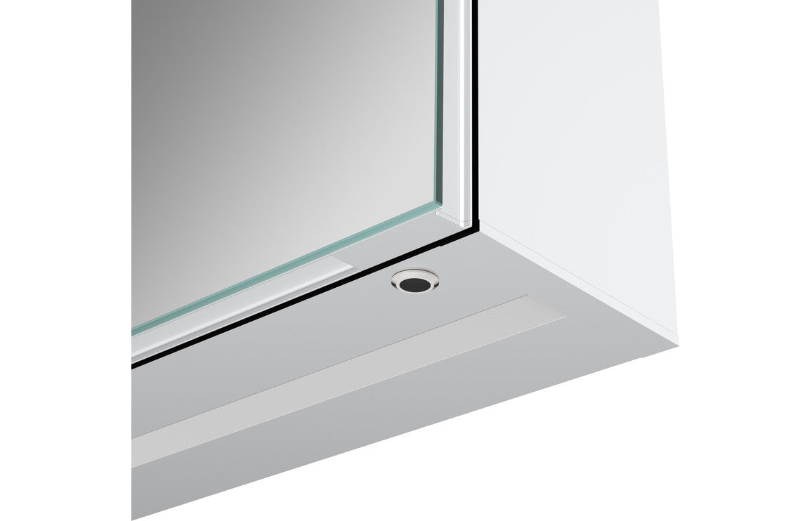 Sanee 1 or 2 Door Front-Lit LED Mirror Cabinet - 500/ 600 mm