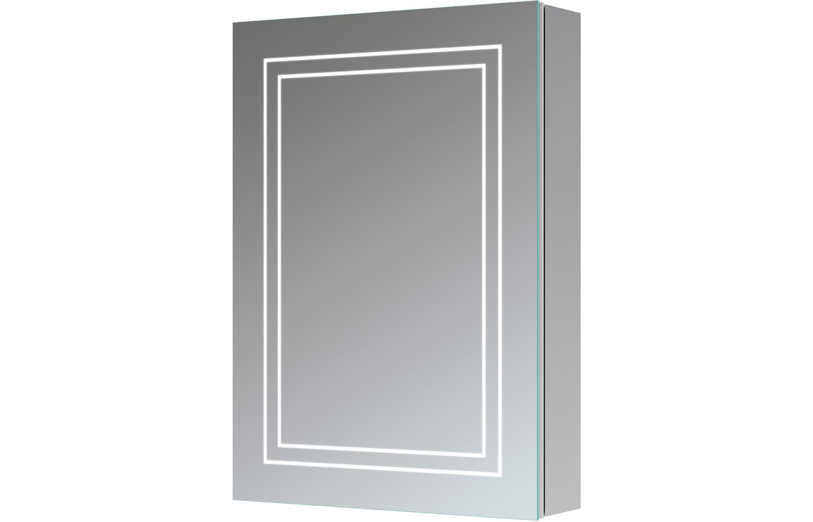 Sanee 1 or 2 Door Front-Lit LED Mirror Cabinet - 500/ 600 mm