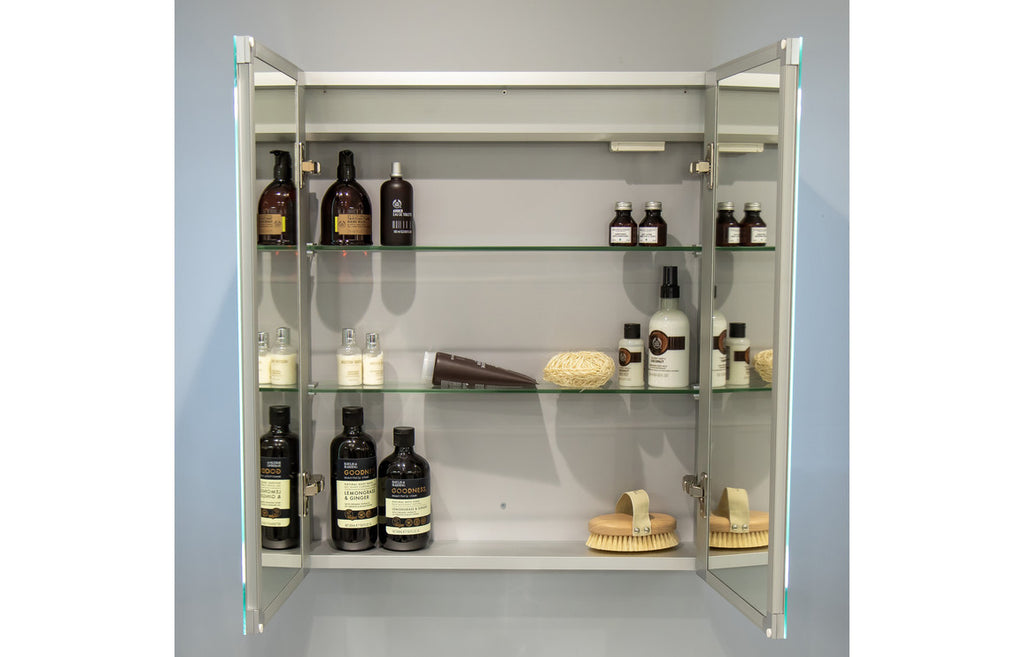 Sanee 1 or 2 Door Front-Lit LED Mirror Cabinet - 500/ 600 mm