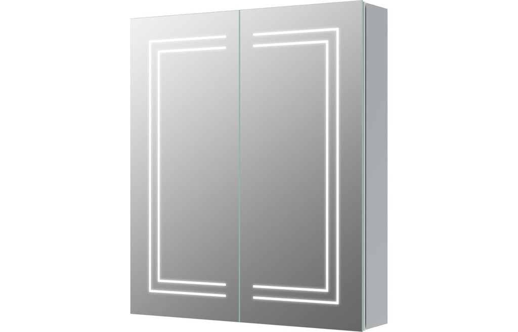 Sanee 1 or 2 Door Front-Lit LED Mirror Cabinet - 500/ 600 mm