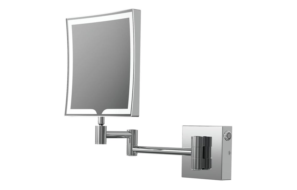 Cosmetic Mirrors Round/ Square - Chrome, Black, Brushed Brass