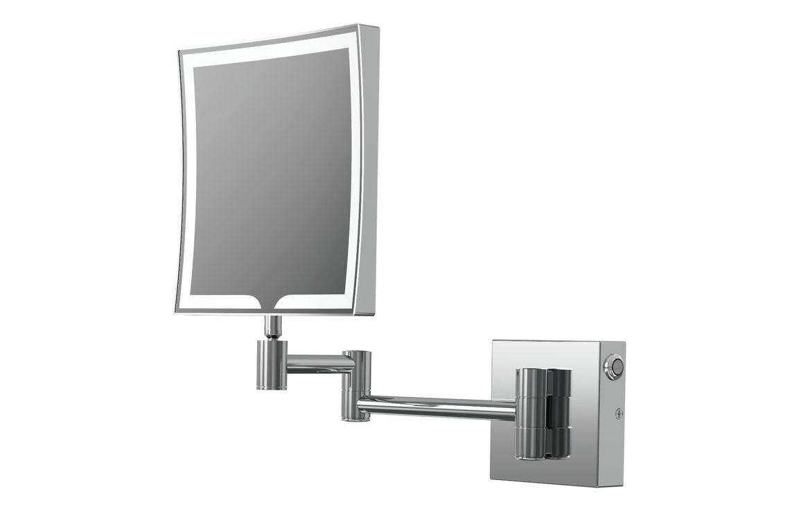 Cosmetic Mirrors Round/ Square - Chrome, Black, Brushed Brass