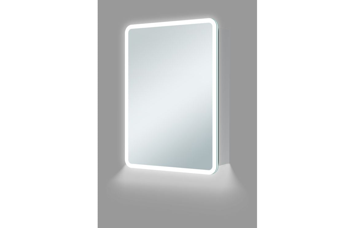 Takri 1 or 2 Door Front-Lit LED Mirror Cabinet - 500/ 600 mm