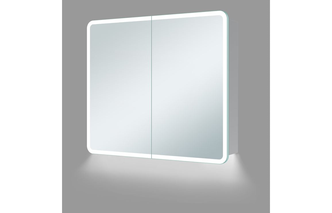 Takri 1 or 2 Door Front-Lit LED Mirror Cabinet - 500/ 600 mm