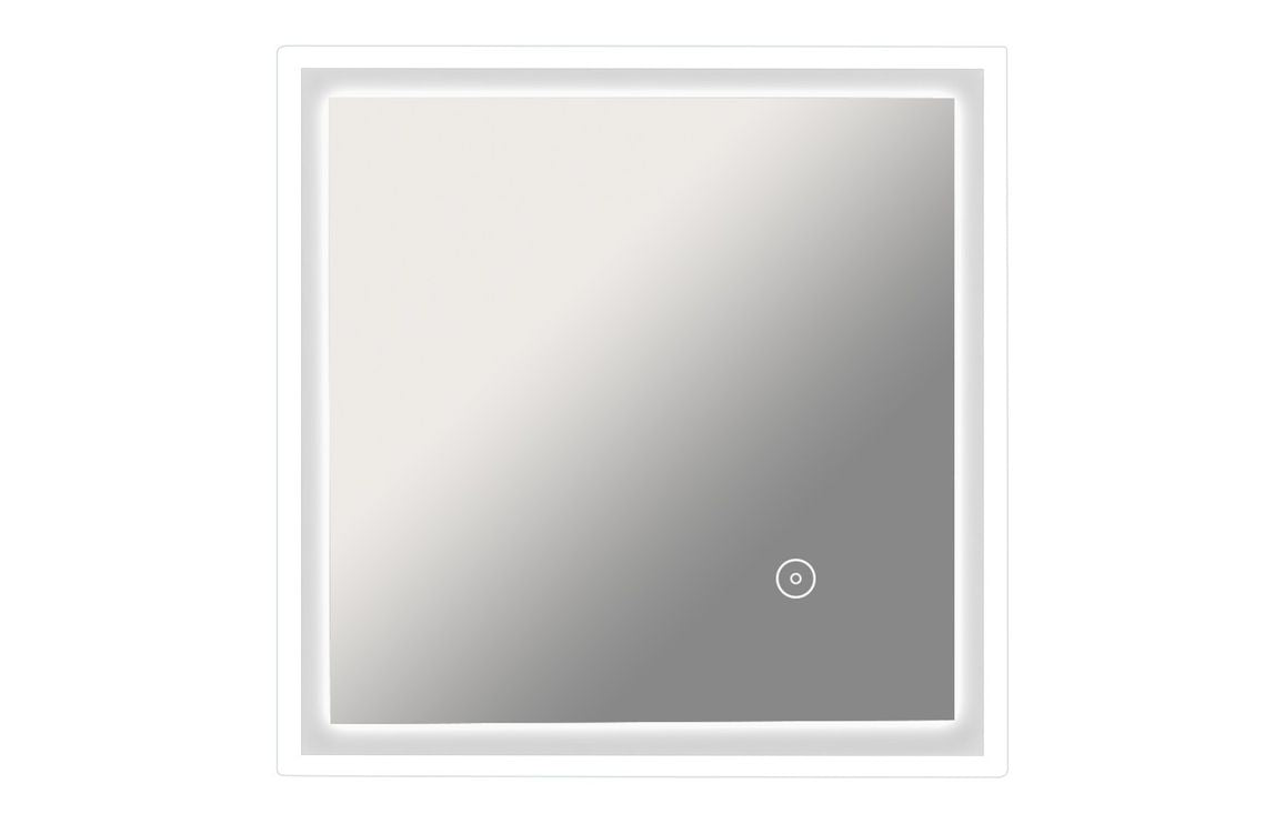 Zeta Square/ Round Back-Lit LED Mirror 500/ 600 mm