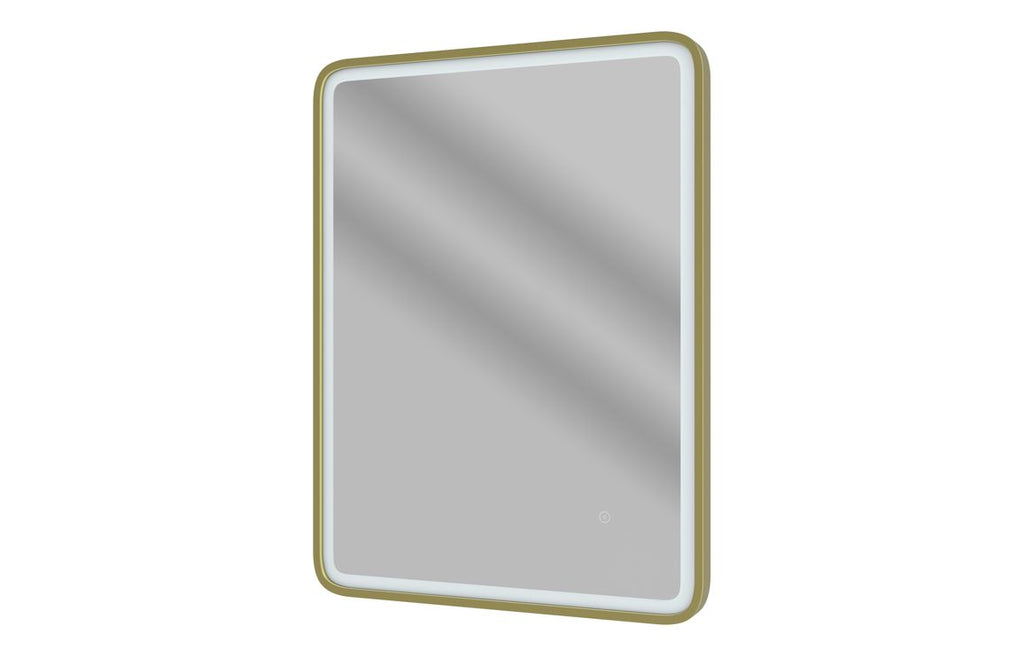 Arjee Rectangle LED Mirror 800 x 600 mm - Bronze, Black, Brass