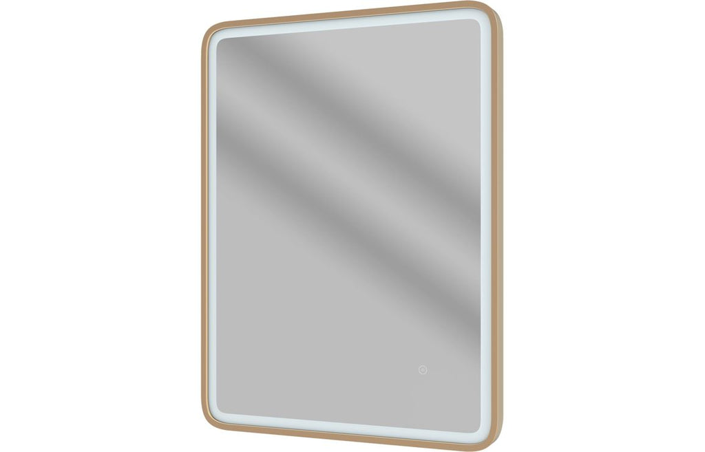 Arjee Rectangle LED Mirror 800 x 600 mm - Bronze, Black, Brass