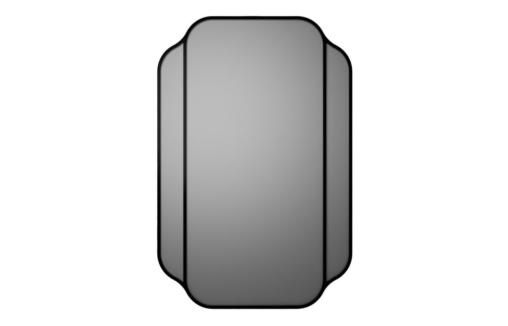 Naveli Rectangular Plain Mirror 900 x 600 mm - Black