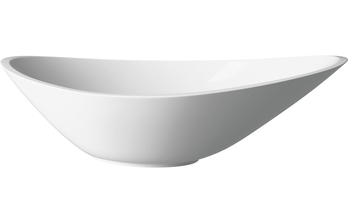 Diya 564x323mm 0TH Resin Washbowl - Latte, White
