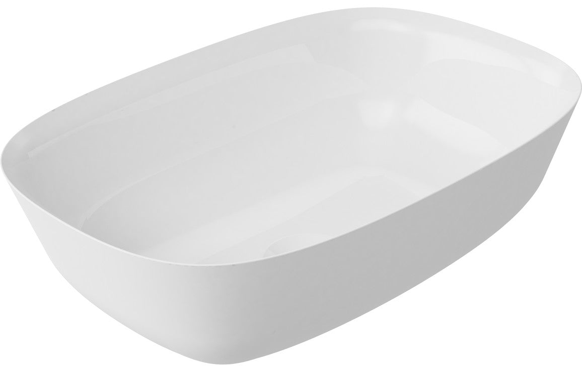 Maj 460x320mm Resin Washbowl - Latte, White