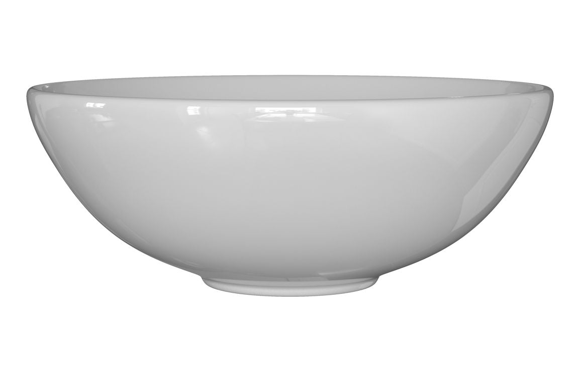 Julia 410mm Round Washbowl - White