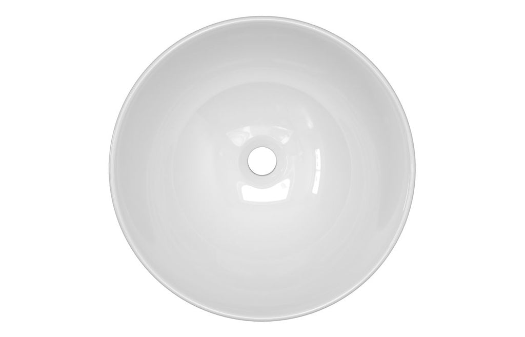Julia 410mm Round Washbowl - White
