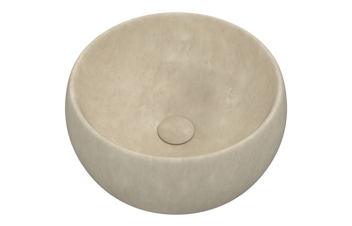 Donga 400X400mm Round Washbowl - Stone Effect