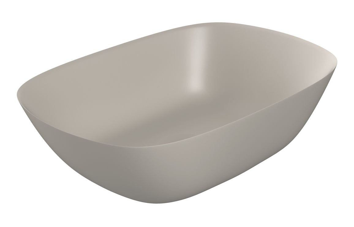 Maj 460x320mm Resin Washbowl - Latte, White