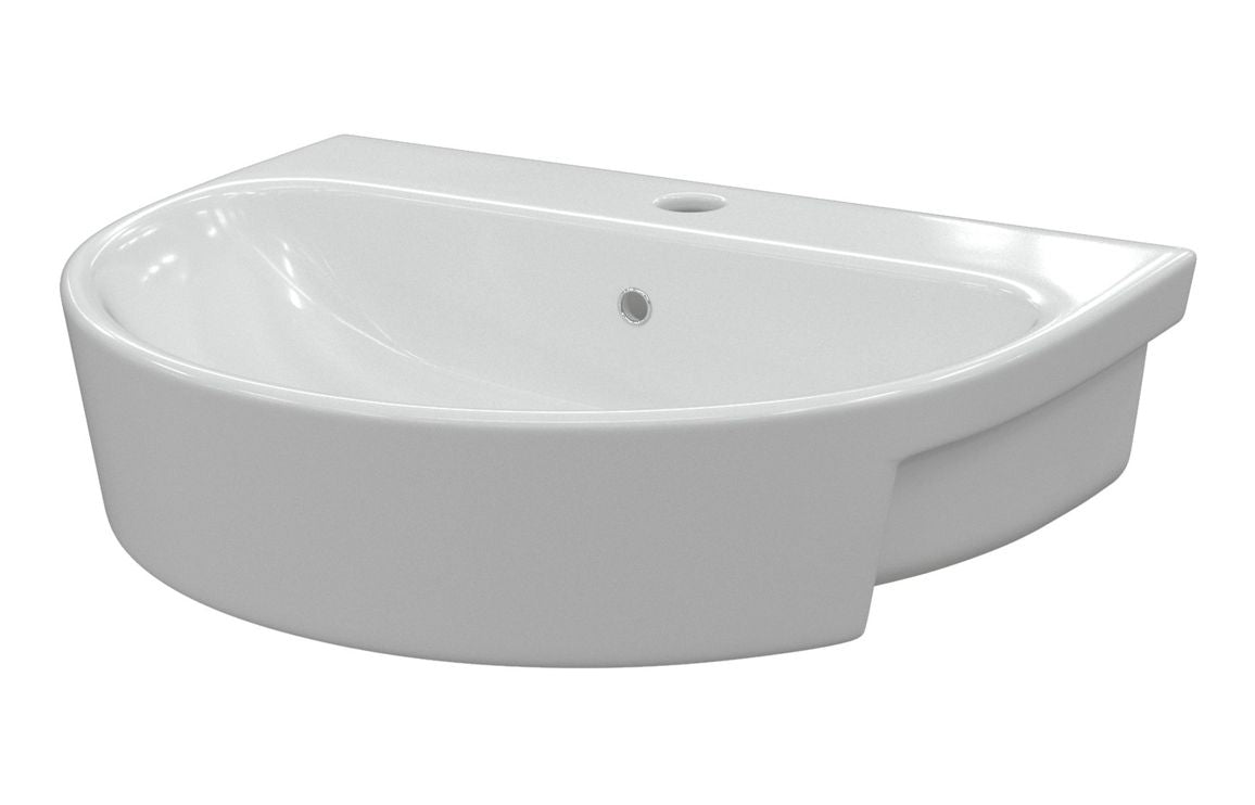 Orant 550X435mm Basin & Full /  Semi Pedestal/ Semi Recessed