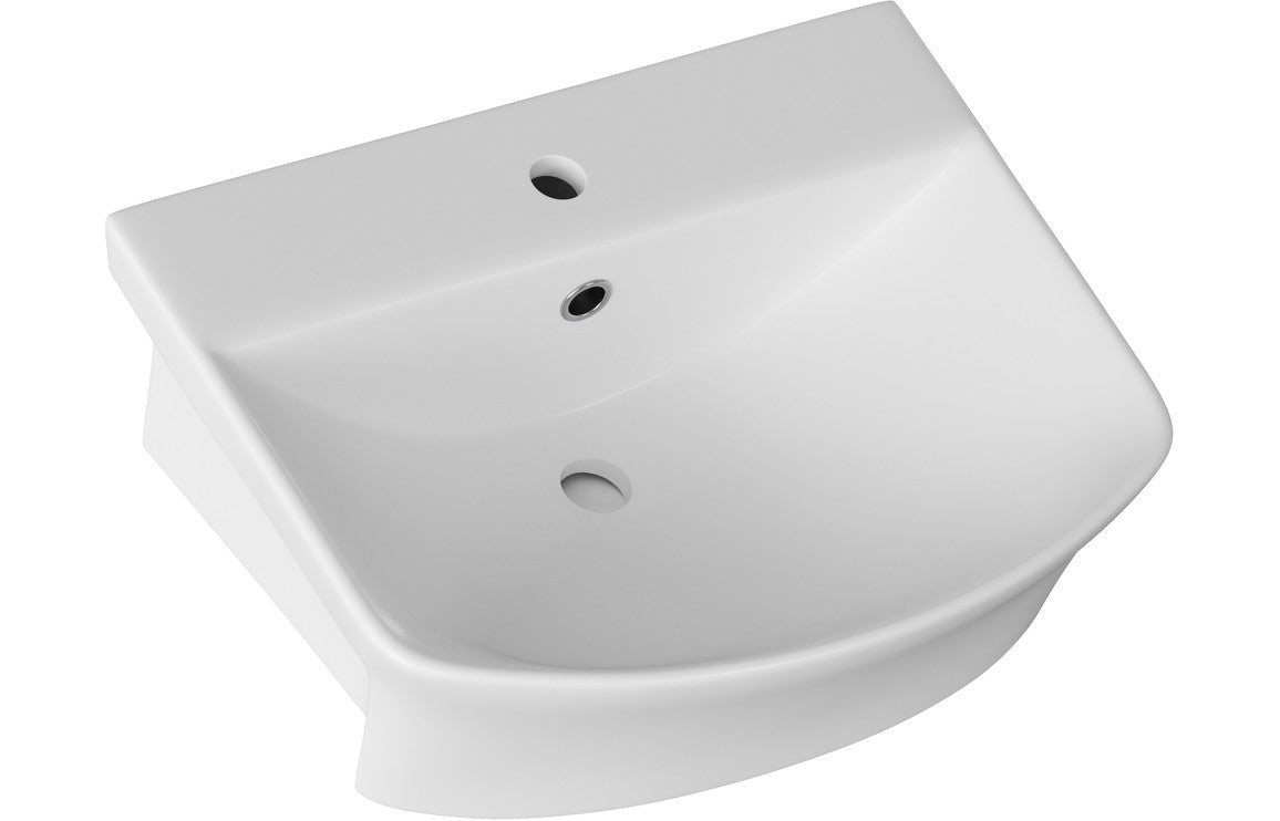 Madiz 500 X 400mm 1 Tap Hole Semi Recessed Basin
