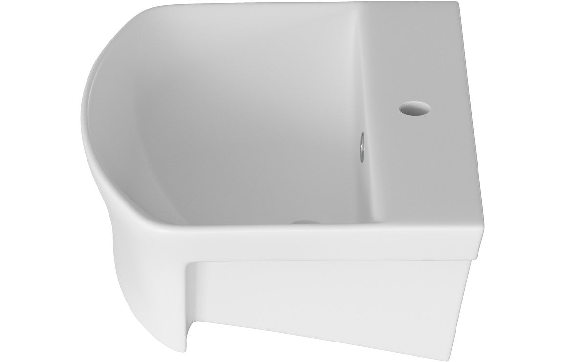 Madiz 500 X 400mm 1 Tap Hole Semi Recessed Basin
