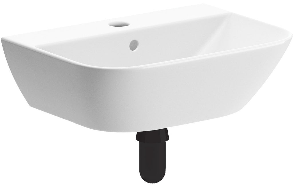 Chorus 450x320mm 1TH Cloakroom Basin & Bottle Trap