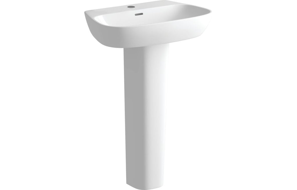 Dabi 600X400mm Basin & Full /  Semi Pedestal