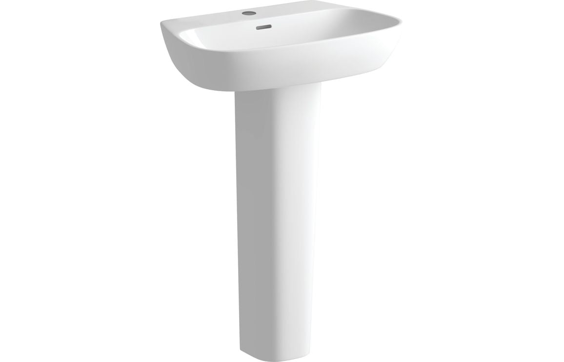 Dabi 600X400mm Basin & Full /  Semi Pedestal