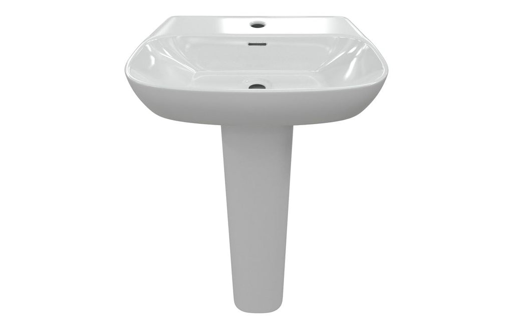 Dabi 600X400mm Basin & Full /  Semi Pedestal