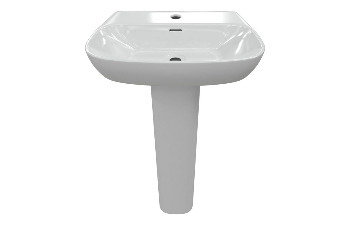 Dabi 600X400mm Basin & Full /  Semi Pedestal