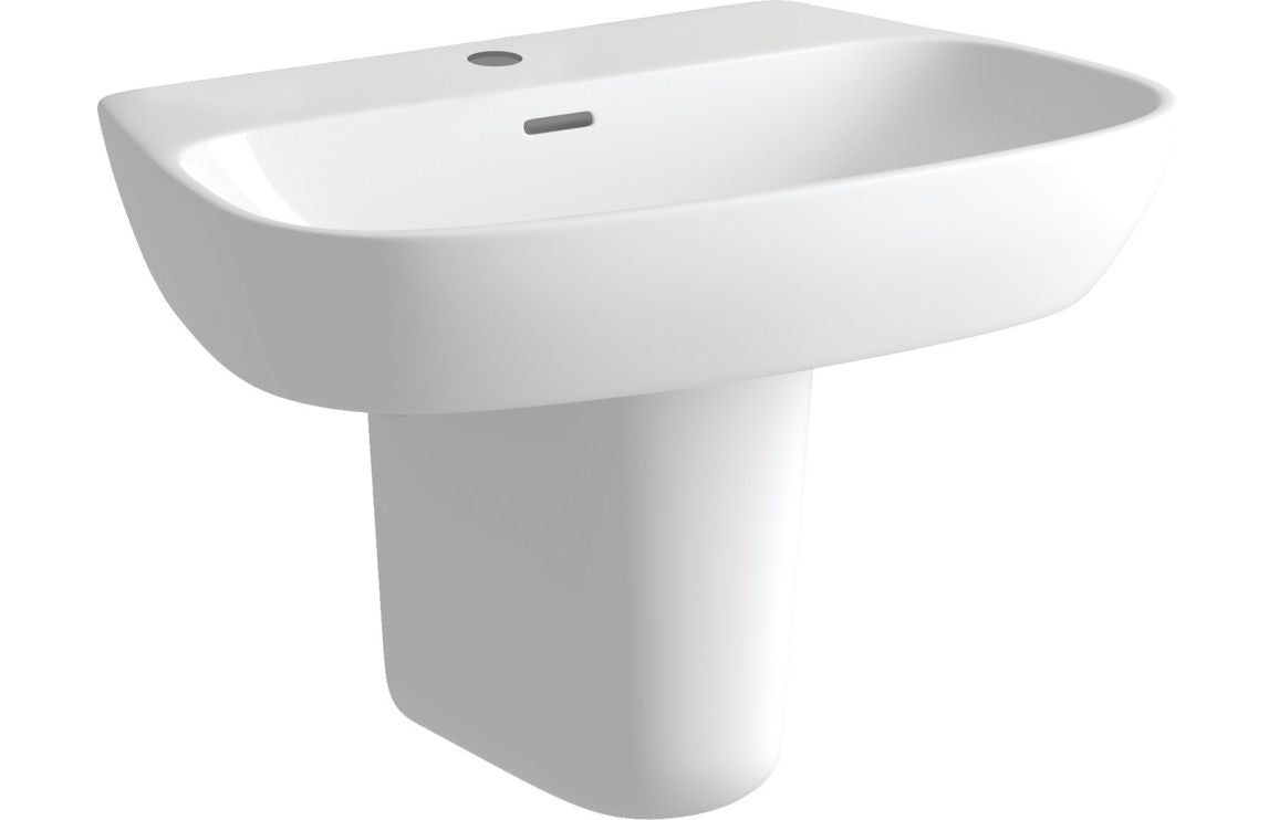 Dabi 600X400mm Basin & Full /  Semi Pedestal