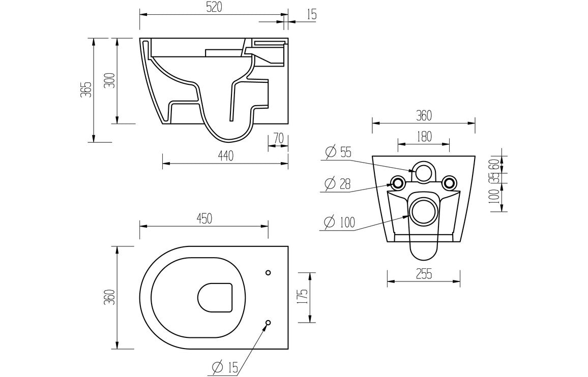 Orant WC Toilet & Soft Close Seat