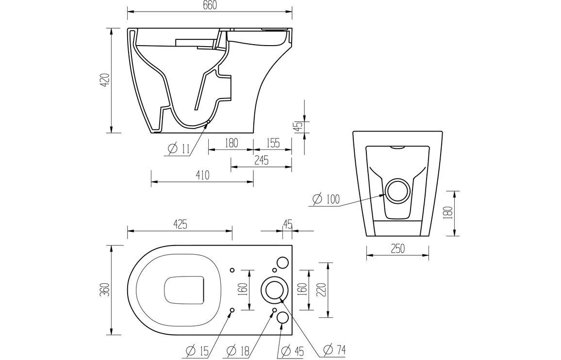 Orant WC Toilet & Soft Close Seat