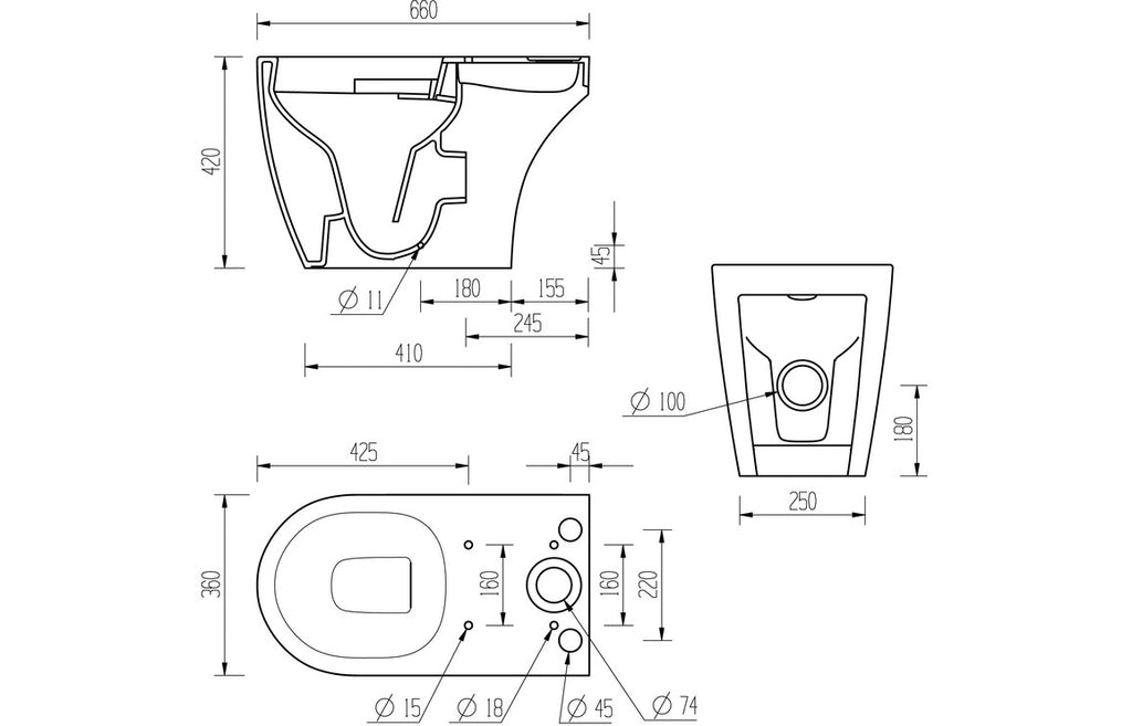 Orant WC Toilet & Soft Close Seat