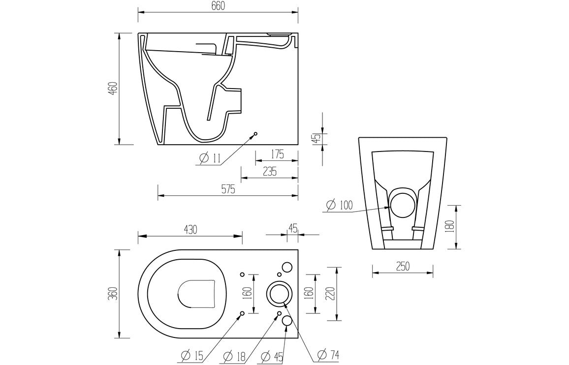 Orant WC Toilet & Soft Close Seat