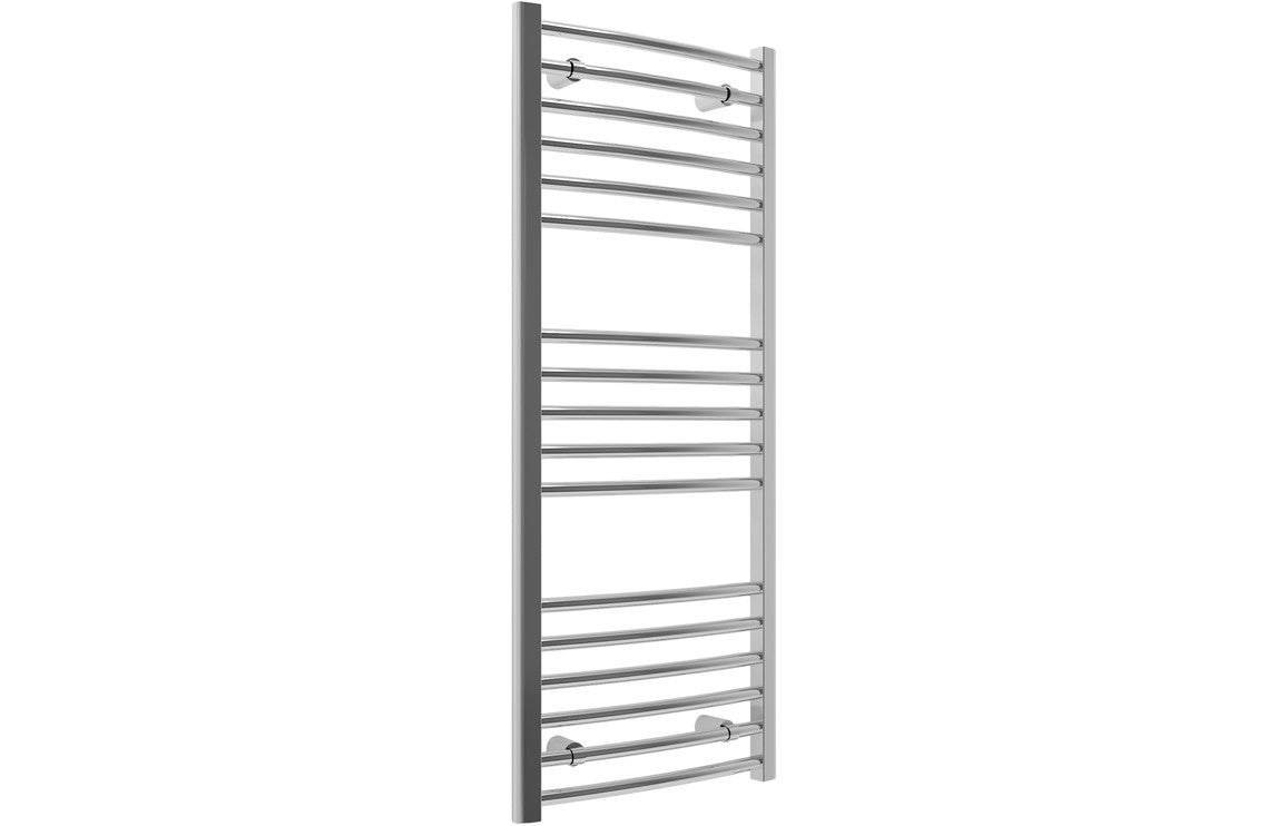 Hilaya Curved 30mm Ladder Radiator - Chrome, Anthracite