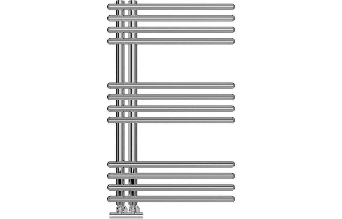 Rhena Round Ladder Radiator (500x800x50mm) - Chrome