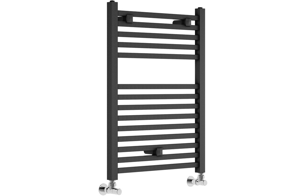 Kiya Square Ladder Radiator - Chrome, Anthracite