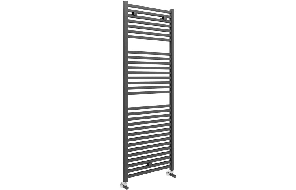 Kiya Square Ladder Radiator - Chrome, Anthracite
