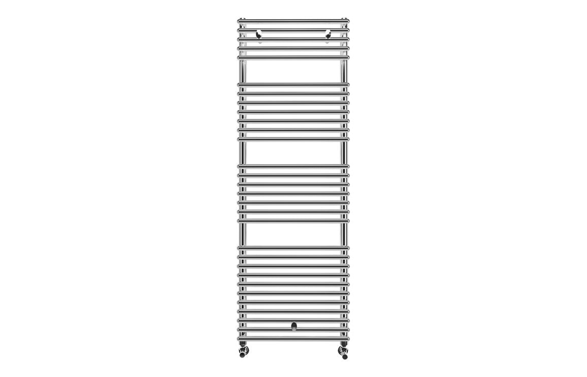 Fafs Round Ladder Radiator - Black / Chrome